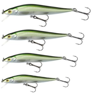 Zestaw Woblerów Mikado Fishhunter Ghost Olive Bleak Mix Rozmiarów