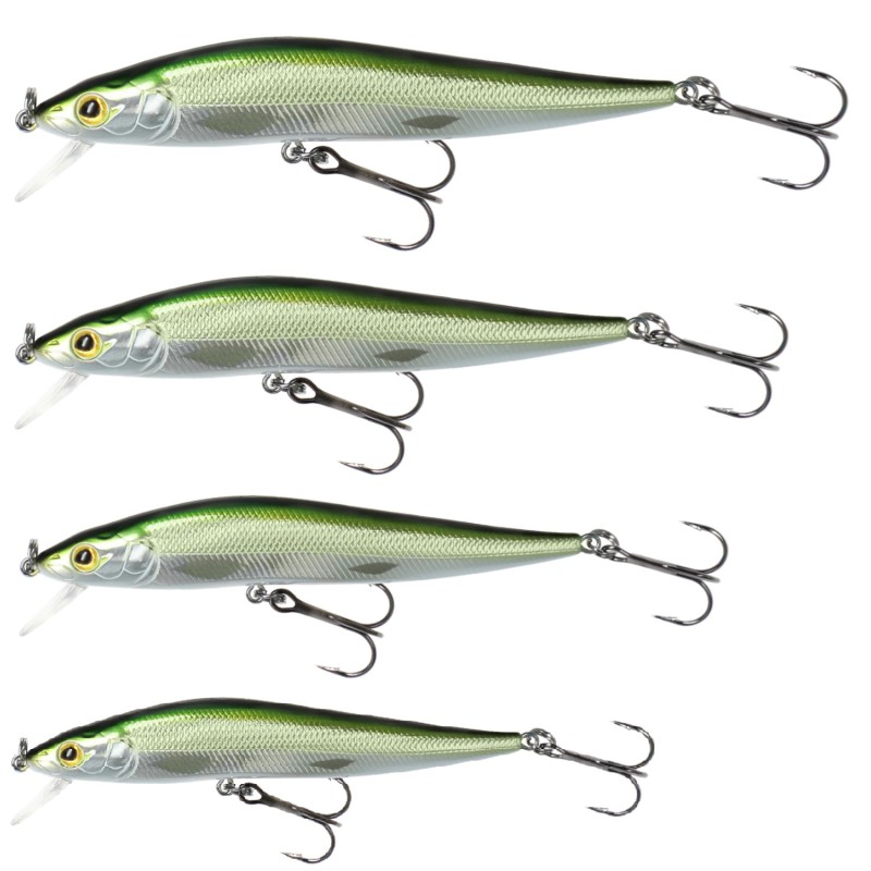 Zestaw Woblerów Mikado Fishhunter Ghost Olive Bleak Mix Rozmiarów