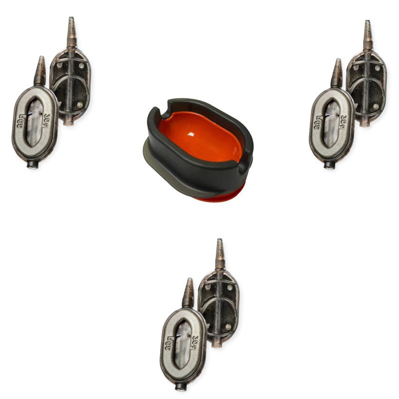 Zestaw Koszyk Podajnik Method Feeder ARC 30g x6 + Foremka