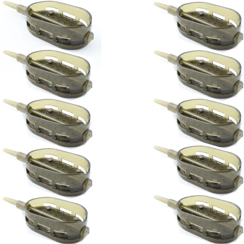Zestaw 10 Podajników Koszyków Do Method Feeder Boat Arc 40g