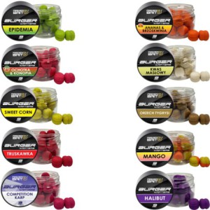 Zestaw Feeder Bait Wafters Burger 9mm 10 Sztuk