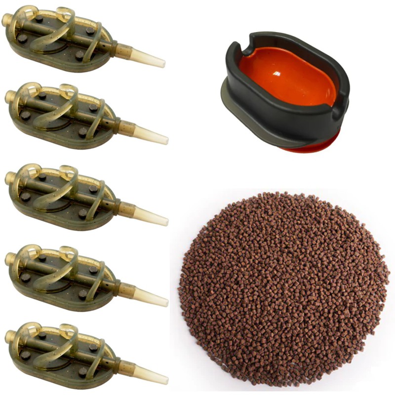 Zestaw Koszyków ARC 50g + Foremka + Pellet Aller 2mm 1kg