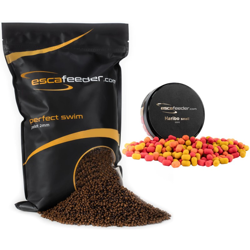 Zestaw Esca Feeder Pellet Perfect Swim 2mm + Wafters SWEET LEGEND Mini 6mm