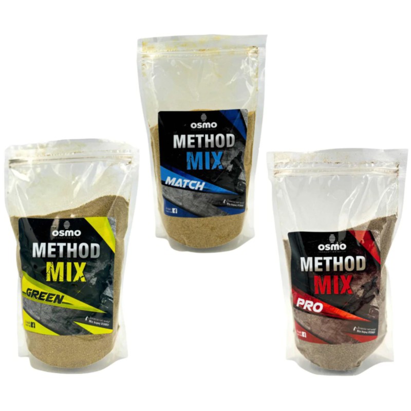 Zestaw Zanęt Osmo Method Mix Osmo Green, Pro, Match