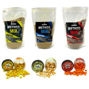 Zestaw Osmo Killer 3x Zanęta Method Mix + 3x Osmo Mini Wafters