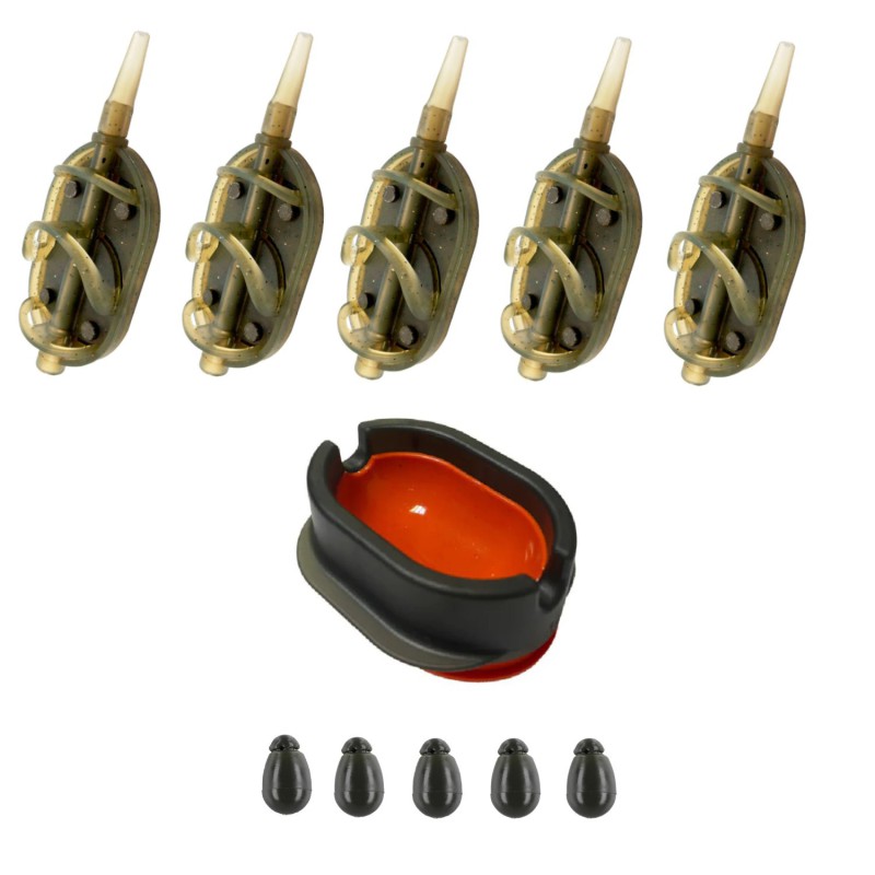 Zestaw 5 Podajników Arc 50g + Foremka + Szybkozłączki