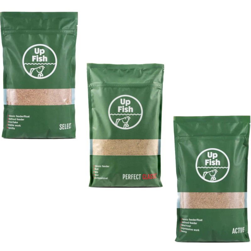 Zestaw Zanęt Up Fish Active + Select + Classic