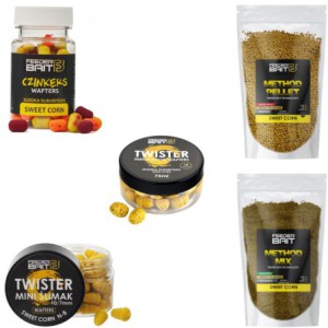 Zestaw Feeder Bait Sweet Corn Pellet + Method Mix + Waftersy