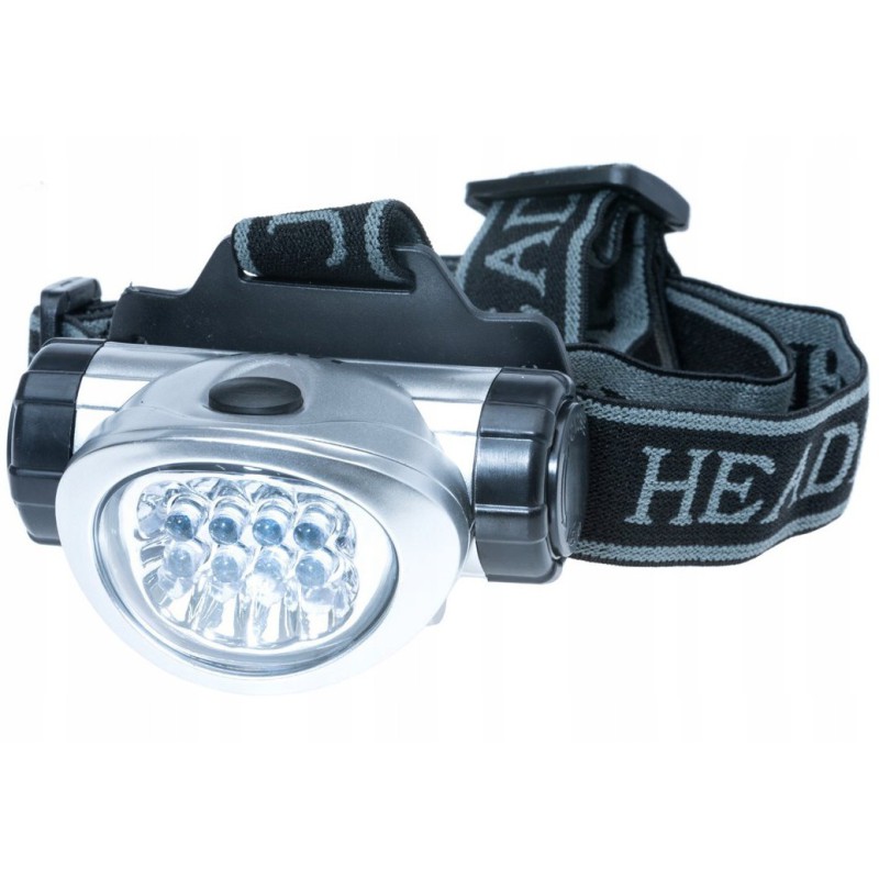 Latarka czołowa czołówka na czoło 8 LED JAXON