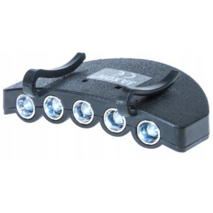 Latarka LED do założenia na daszku czapki JAXON