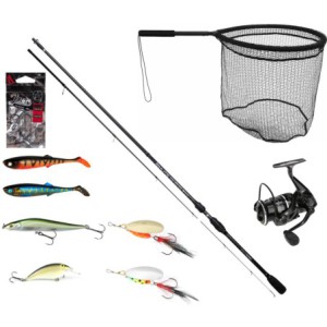 Zestaw Spinningowy Mikado Bixlite Fast Spin + Kołowrotek + Akcesoria