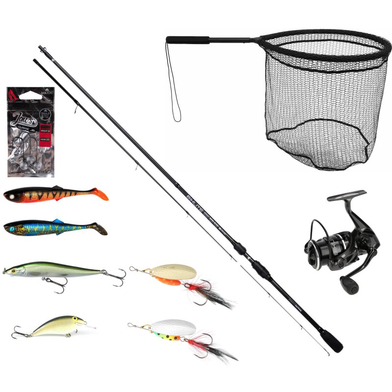 Zestaw Spinningowy Mikado Bixlite Fast Spin + Kołowrotek + Akcesoria