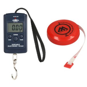 Zestaw Waga Elektroniczna Mikado 40 kg + Miarka