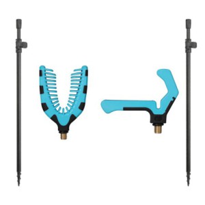 Zestaw Podpórki Teleskopowe Zaciskowe 50/90cm + Nasadki Feeder Mikado