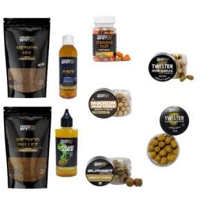 Zestaw Feeder Bait Method Feeder Orzech Tygrysi Zanęta Pellet Zalewy Waftersy