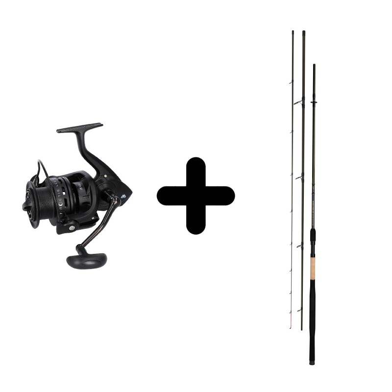 Zestaw Mikado Katsudo Distance Feeder 120g + Kołowrotek Mikado Noctis LCF