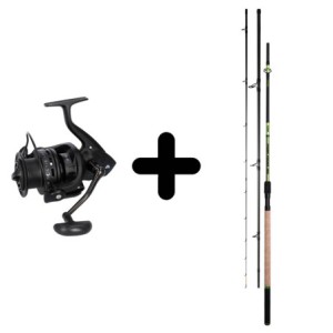 Zestaw Wędka Mikado Toxy Power 200g + Kołowrotek Mikado Noctis LCF