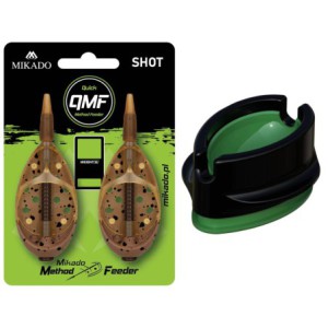 Zestaw 2x Podajnik Do MethodFeeder Shot QMF 50g + Foremka Automatyczna Mikado