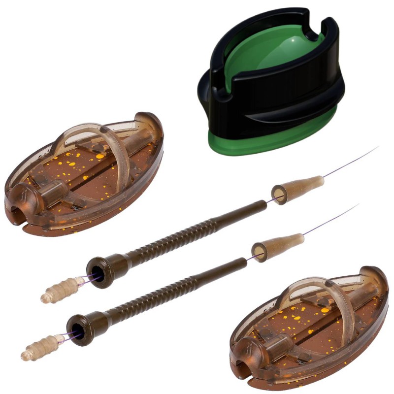 Zestaw 2x Podajnik Do MethodFeeder DOUGLAS QMF L 40g + Foremka Automatyczna Mikado