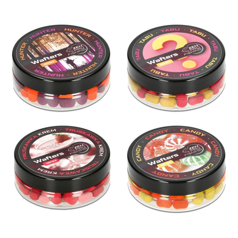 ZEN Pro Fishing Wafters Zestaw Candy Tabu Hunter Truskawkowy Krem