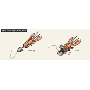 Nikko Craw 80mm - Mudbug 5 szt.