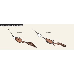 Nikko Tadpole 73mm - Clear Yellow 5 szt.