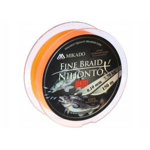 Plecionka Mikado Nihonto Fine Braid Orange 150m - 0.10mm