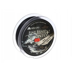 Plecionka Mikado Nihonto Fine Braid Black 150m - 0.08mm
