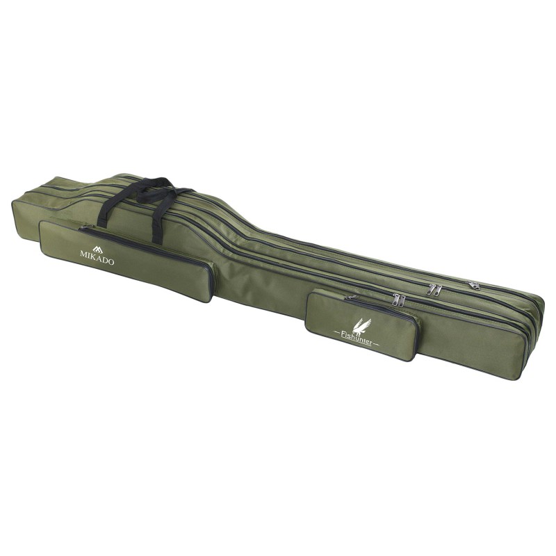 Usztywniany pokrowiec na wędki MIKADO 3 kom. 140cm