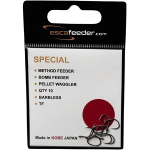 Haczyki bezzadziorowe ESCA FEEDER SPECIAL do METHOD FEEDER r. 14