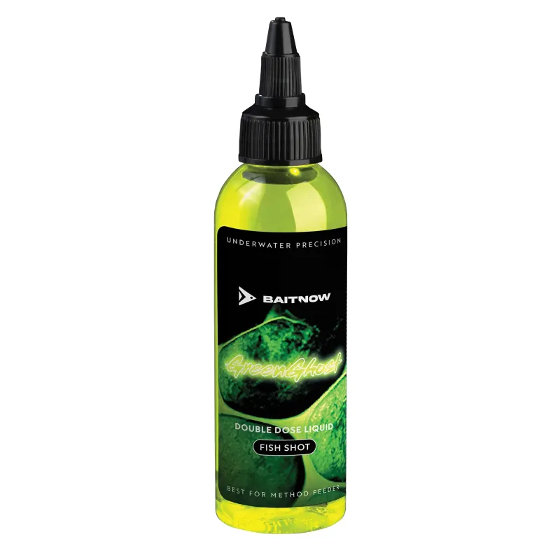 LIQUID METHOD FEEDER BAITNOW DOUBLE DOSE GREEN GHOST 100ml