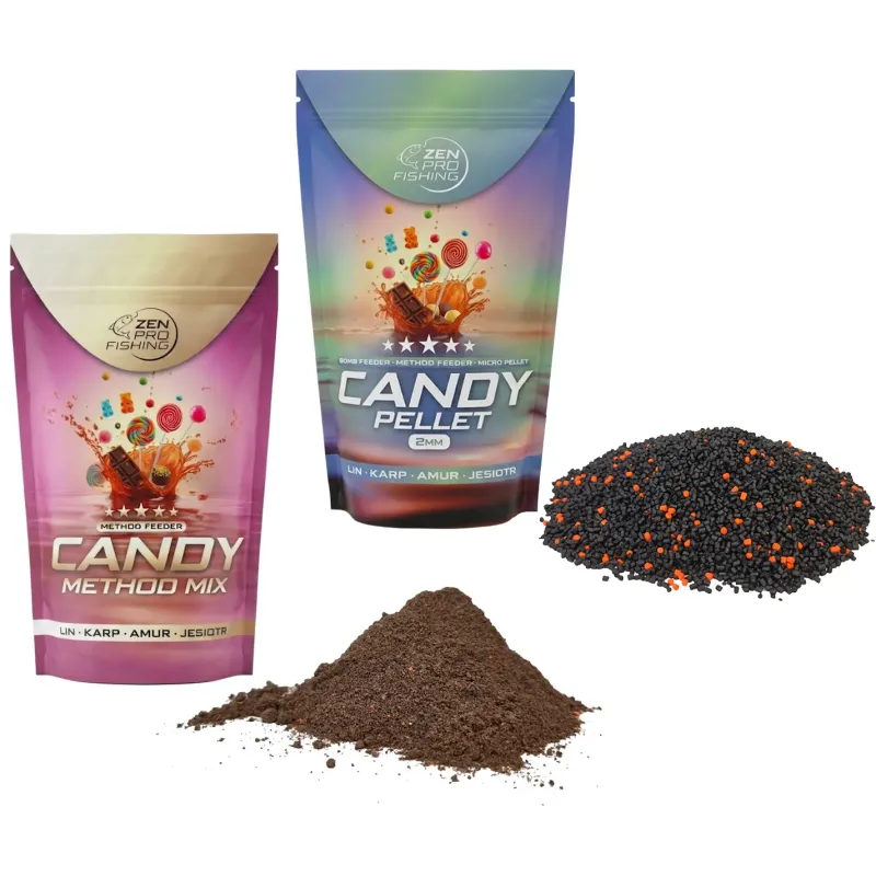 ZEN Pro Fishing CANDY Method Mix + Method Pellet 2mm