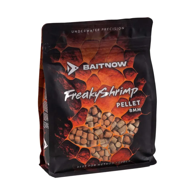 PELLET METHOD FEEDER BAITNOW FREAKY SHRIMP 8MM 800g