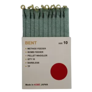 Przypony z plecionki HAND MADE Esca Feeder BENT bezzadziorowe 10 / 0.10mm - gumka