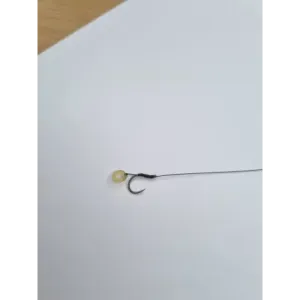 Przypony z plecionki HAND MADE Esca Feeder BENT bezzadziorowe 10 / 0.10mm - gumka