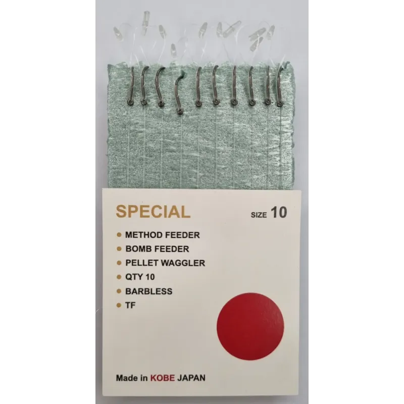 Przypony HAND MADE Esca Feeder SPECIAL bezzadziorowe 10 / 0.23mm - PUSHSTOP