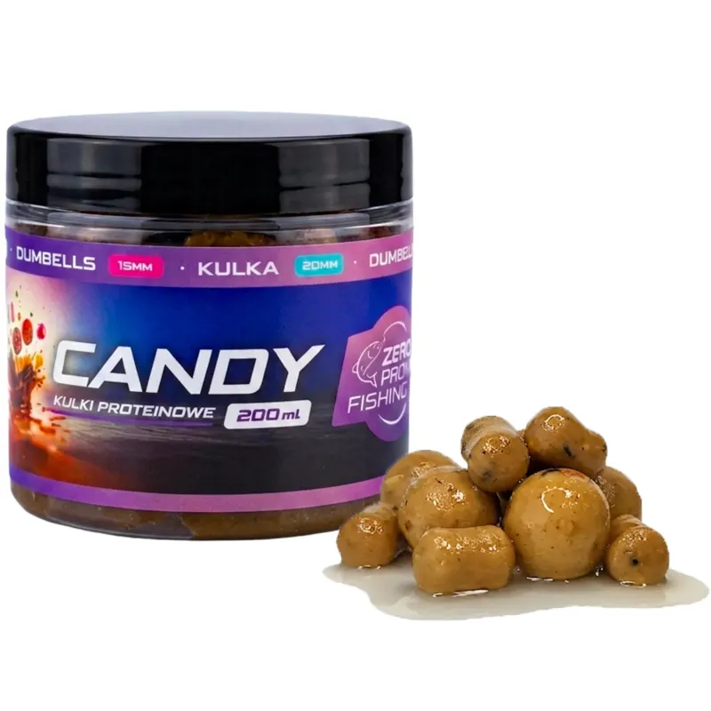 ZEN Pro Fishing CANDY Kulki / Dumbelsy Proteinowe Haczykowe 15-20mm