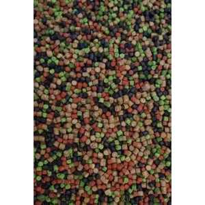 Micro Pellet 4mm Tutti Frutti -Green & Black & Red- Feeder Bait