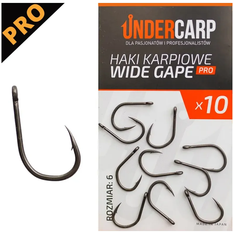 Undercarp Haki Karpiowe Wide Gape 2 PRO