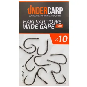 Undercarp Haki Karpiowe Wide Gape 6 PRO