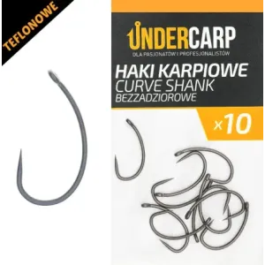 Undercarp Teflonowe haki karpiowe CURVE SHANK 2