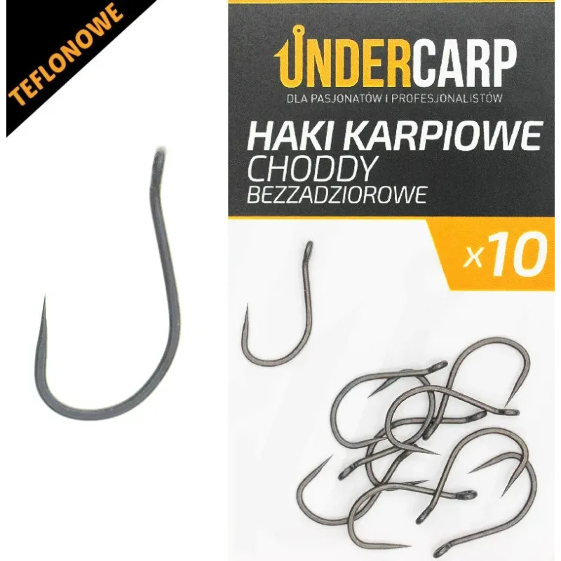 Undercarp Teflonowe haki karpiowe CHODDY 6