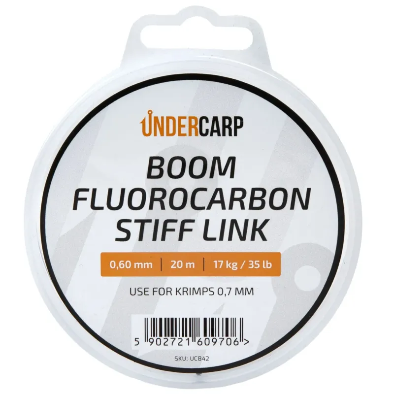 Undercarp Boom Fluorocarbon Stiff Link 0,60mm 20m 17kg/35lb