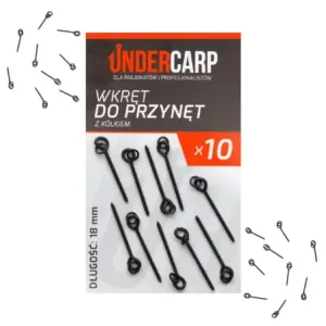 Undercarp Wkręt do przynęt z kółkiem 18 mm