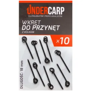 Undercarp Wkręt do przynęt z kółkiem 18 mm