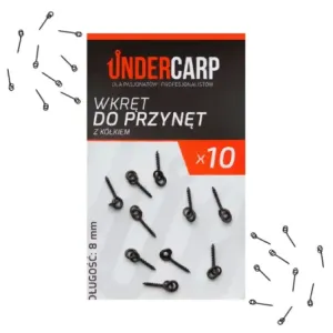Undercarp Wkręt do przynęt z kółkiem 8 mm