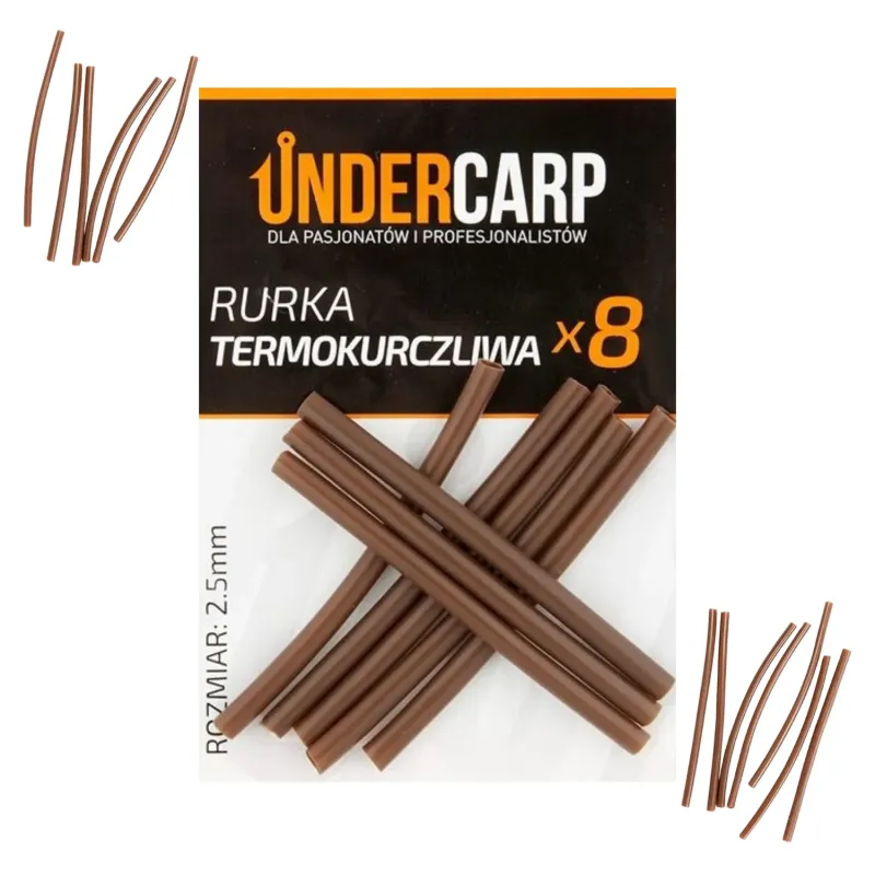 Undercarp Rurka termokurczliwa brązowa 2,5 mm