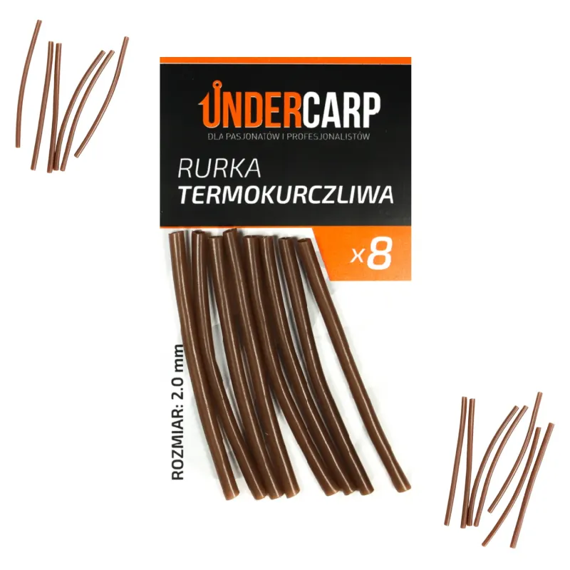 Undercarp Rurka termokurczliwa brązowa 2,0 mm