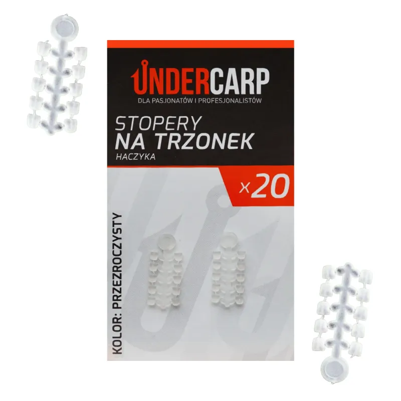 Undercarp Stopery na trzonek haczyka-przezroczysty