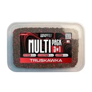 Multipack 3w1 - Truskawka - Feeder Bait